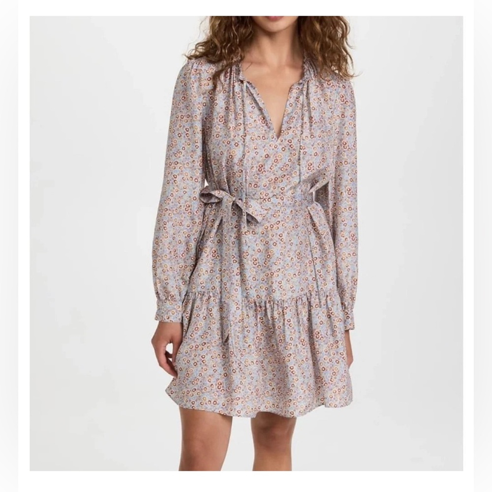 Rebecca Taylor Women's Violet Fleur Belted
Silk Dress